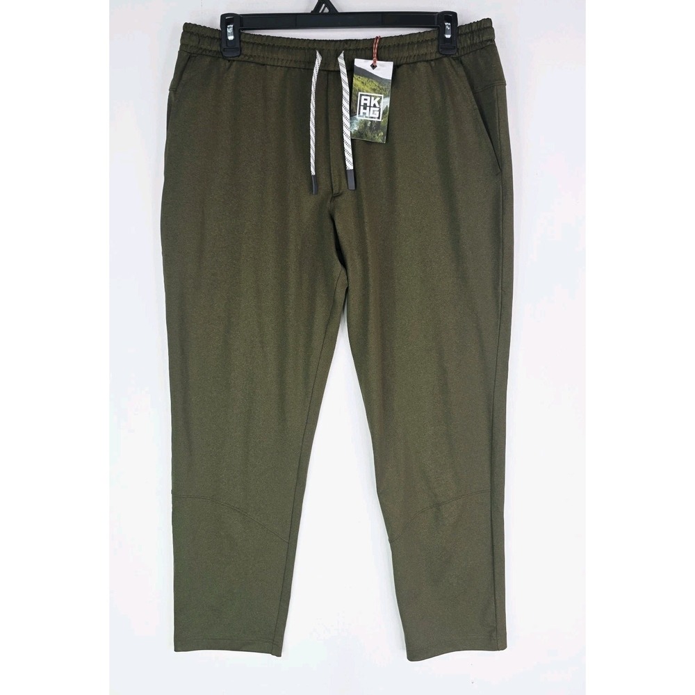 Alaskan Hardgear Men's L X32 Wanderwear Performance Pants Green Stretch Athletic